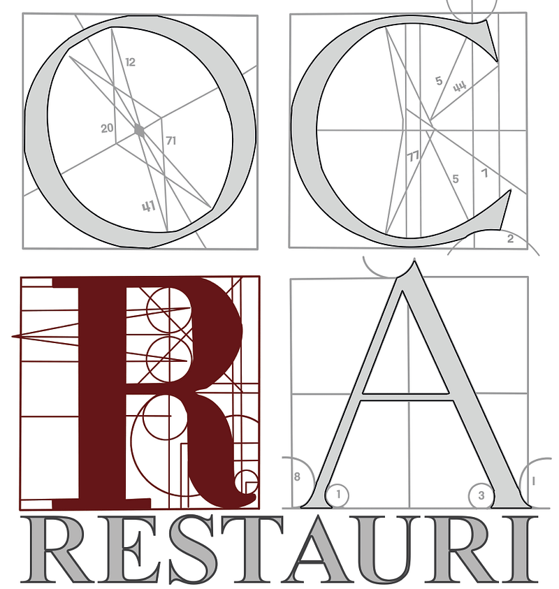Logo del sito OCRA Restauri – Opere di Conservazione e Restauro d'Arte